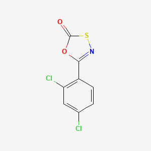 molecular formula C8H3Cl2NO2S B1654486 5-(2,4-二氯苯基)-[1,3,4]恶噻唑-2-酮 CAS No. 23589-75-5