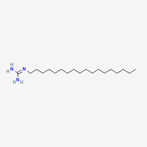molecular formula C19H41N3 B1654487 2-Octadecylguanidine CAS No. 23604-21-9