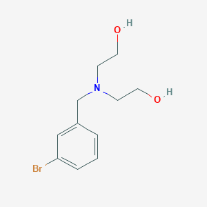 Ethanol, 2,2'-[[(3-bromophenyl)methyl]imino]bis-