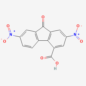 2,7-Dinitro-9-oxo-9h-fluorene-4-carboxylic acid