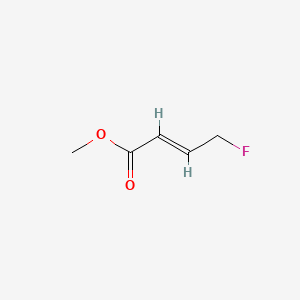 molecular formula C5H7FO2 B1654494 Methyl gamma-fluorocrotonate CAS No. 2367-25-1