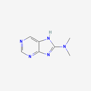 molecular formula C7H9N5 B1654495 9H-Purin-8-amine, N,N-dimethyl- CAS No. 23687-23-2