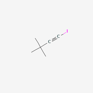 molecular formula C6H9I B1654497 1-Iodo-3,3-dimethyl-1-butyne CAS No. 23700-63-2