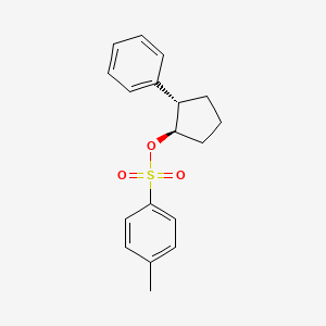molecular formula C18H20O3S B1654498 [(1R,2S)-2-Phenylcyclopentyl] 4-methylbenzenesulfonate CAS No. 2371-92-8