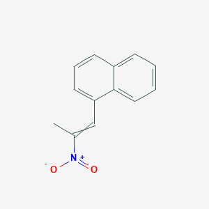 molecular formula C13H11NO2 B1654507 1-(2-硝基丙-1-烯基)萘 CAS No. 23854-03-7
