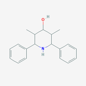 molecular formula C19H23NO B1654521 3,5-Dimethyl-2,6-diphenylpiperidin-4-ol CAS No. 2403-94-3