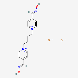 molecular formula C16H20Br2N4O2 B1654545 1,1'-Tetramethylenebis(4-formylpyridinium) dibromide dioxime CAS No. 2438-48-4