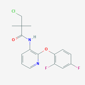 N1-[2-(2,4-Difluorophenoxy)-3-Pyridyl]-3-Chloro-2,2-Dimethylpropanamide