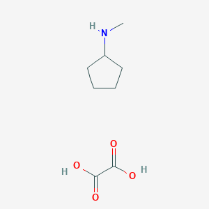 molecular formula C8H15NO4 B1654561 N-Methylcyclopentanamine;oxalic acid CAS No. 24571-80-0