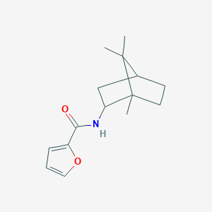 molecular formula C15H21NO2 B1654569 (+-)-endo-N-2-Bornyl-2-furamide CAS No. 24629-84-3