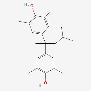 molecular formula C22H30O2 B1654574 4-[1-(4-Hydroxy-3,5-dimethylphenyl)-1,3-dimethylbutyl]-2,6-dimethylphenol CAS No. 246862-75-9