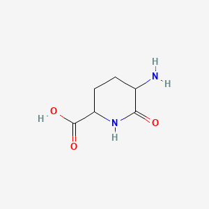 5-Amino-6-oxopiperidine-2-carboxylic acid