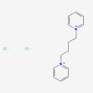 molecular formula C14H18Cl2N2 B1654588 Pyridinium, 1,1'-tetramethylenebis-, dichloride CAS No. 25057-79-8
