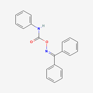 molecular formula C20H16N2O2 B1654595 (benzhydrylideneamino) N-phenylcarbamate CAS No. 25151-09-1