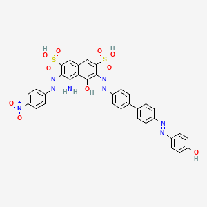 molecular formula C34H24N8O10S2 B1654596 Direct Green CAS No. 25180-46-5