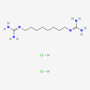 molecular formula C10H25ClN6 B1654606 1,1'-(オクタン-1,8-ジイル)ジグアニジン二塩酸塩 CAS No. 25303-05-3