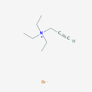 molecular formula C9H18BrN B1654607 N,N,N-Triethylprop-2-yn-1-aminium bromide CAS No. 25308-80-9