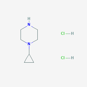 molecular formula C7H16Cl2N2 B165461 1-Cyclopropylpiperazine dihydrochloride CAS No. 139256-79-4
