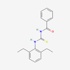 N-[(2,6-diethylphenyl)carbamothioyl]benzamide