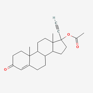 molecular formula C23H30O3 B1654627 3-Oxopregn-4-en-20-yn-17-yl acetate CAS No. 2542-26-9