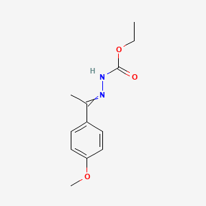 Ethyl 2-[1-(4-methoxyphenyl)ethylidene]hydrazine-1-carboxylate