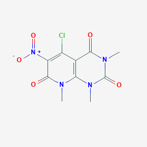 5-Chloro-1,3,8-trimethyl-6-nitropyrido[2,3-d]pyrimidine-2,4,7-trione