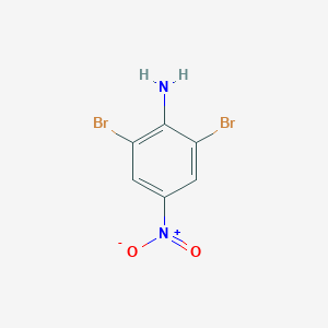 molecular formula C6H4Br2N2O2 B165464 2,6-二溴-4-硝基苯胺 CAS No. 827-94-1