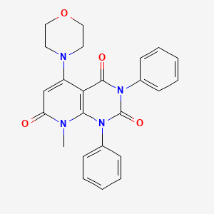 8-Methyl-5-morpholin-4-yl-1,3-diphenylpyrido[2,3-d]pyrimidine-2,4,7-trione
