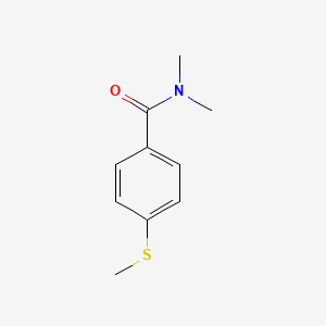 molecular formula C10H13NOS B1654674 N,N-Dimethyl-4-(methylsulfanyl)benzamide CAS No. 25771-25-9