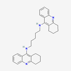 molecular formula C31H36N4 B1654679 N,N'-Di-1,2,3,4-Tetrahydroacridin-9-Ylpentane-1,5-Diamine CAS No. 257933-41-8
