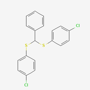 1,1'-[(Phenylmethylene)disulfanediyl]bis(4-chlorobenzene)