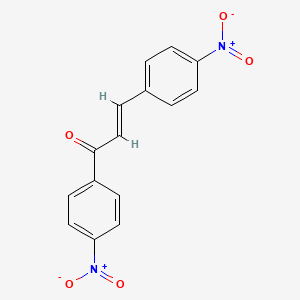 molecular formula C15H10N2O5 B1654687 4,4'-Dinitrochalcone CAS No. 25870-67-1