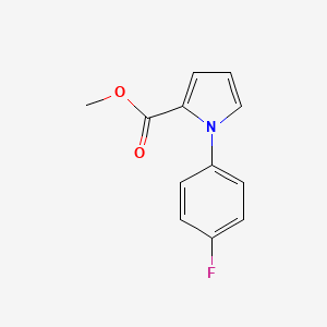 molecular formula C12H10FNO2 B1654689 Methyl 1-(4-fluorophenyl)pyrrole-2-carboxylate CAS No. 259099-49-5