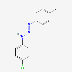 molecular formula C13H12ClN3 B1654695 4-chloro-N-[(4-methylphenyl)diazenyl]aniline CAS No. 25977-69-9