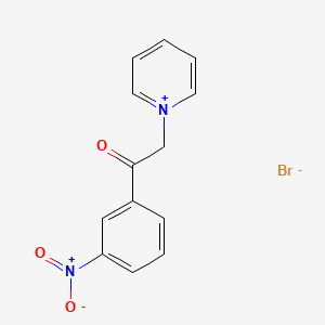 1-[2-(3-Nitrophenyl)-2-oxoethyl]pyridin-1-ium bromide