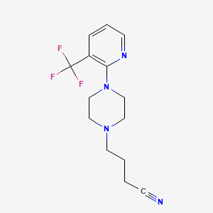 4-{4-[3-(Trifluoromethyl)pyridin-2-yl]piperazino}butanenitrile