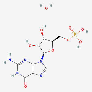 molecular formula C10H16N5O9P B1654710 Guanosine 5'-monophosphate hydrate CAS No. 26166-34-7