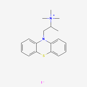 molecular formula C18H23IN2S B1654714 Promethazine methiodide CAS No. 26212-80-6