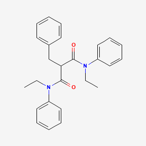 molecular formula C26H28N2O2 B1654724 2-benzyl-N,N'-diethyl-N,N'-diphenylpropanediamide CAS No. 263744-97-4
