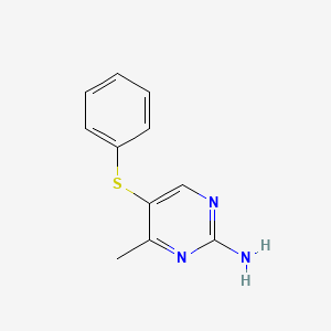 4-Methyl-5-(phenylthio)pyrimidin-2-amine