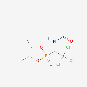 (1-Acetylamino-2,2,2-trichloro-ethyl)-phosphonic acid diethyl ester