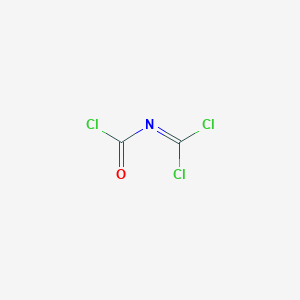 molecular formula C2Cl3NO B1654742 Carbonimidic dichloride, (chlorocarbonyl)- CAS No. 26551-86-0