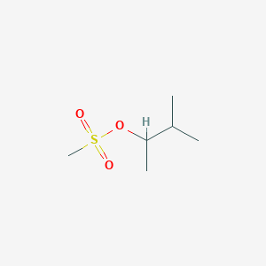 molecular formula C6H14O3S B1654757 3-甲基丁-2-基甲磺酸盐 CAS No. 26943-74-8