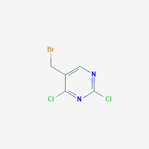 molecular formula C5H3BrCl2N2 B165476 5-(溴甲基)-2,4-二氯嘧啶 CAS No. 1289387-92-3