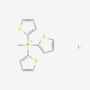 molecular formula C13H12IPS3 B1654766 Methyltri(thiophen-2-yl)phosphonium iodide CAS No. 27127-37-3