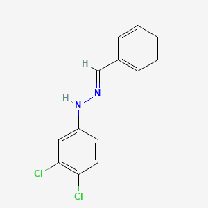molecular formula C13H10Cl2N2 B1654774 Benzaldehyde, (3,4-dichlorophenyl)hydrazone CAS No. 27241-92-5