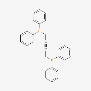 molecular formula C28H24P2 B1654779 Phosphine, 2-butyne-1,4-diylbis[diphenyl- CAS No. 27318-83-8