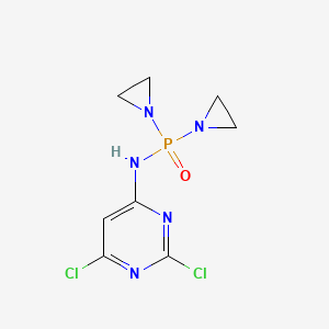 Phosphinic amide, P,P-bis(1-aziridinyl)-N-(2,6-dichloro-4-pyrimidinyl)-