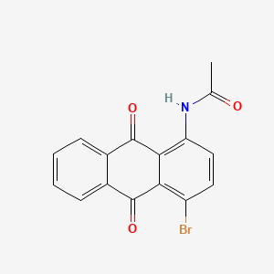 molecular formula C16H10BrNO3 B1654797 N-(4-Bromo-9,10-dioxo-9,10-dihydroanthracen-1-YL)acetamide CAS No. 27563-14-0