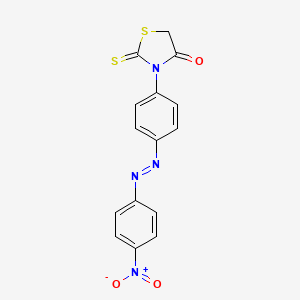4-Thiazolidinone, 3-[4-[(4-nitrophenyl)azo]phenyl]-2-thioxo-